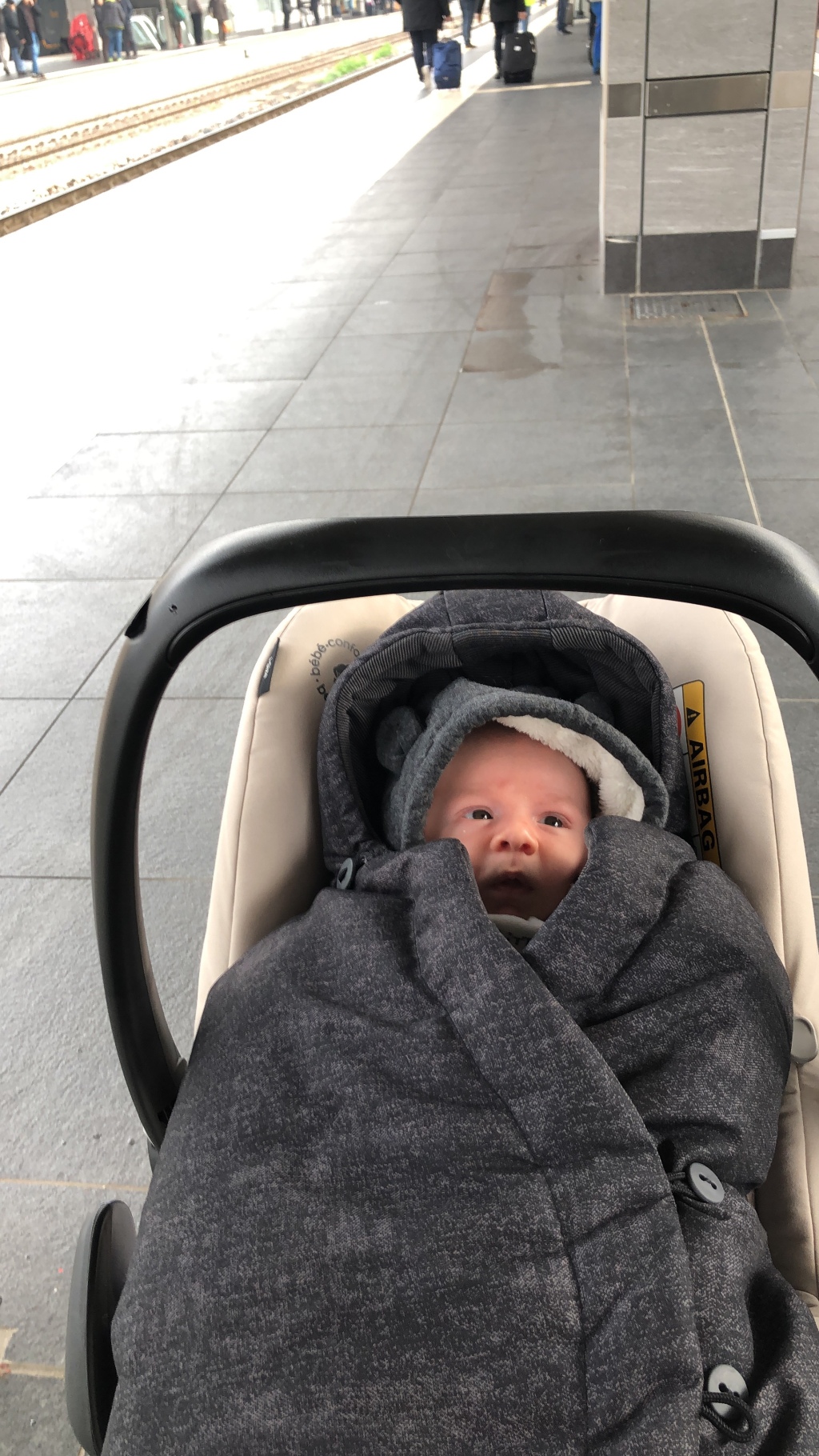 Prima esperienza: viaggio in treno con un neonato!