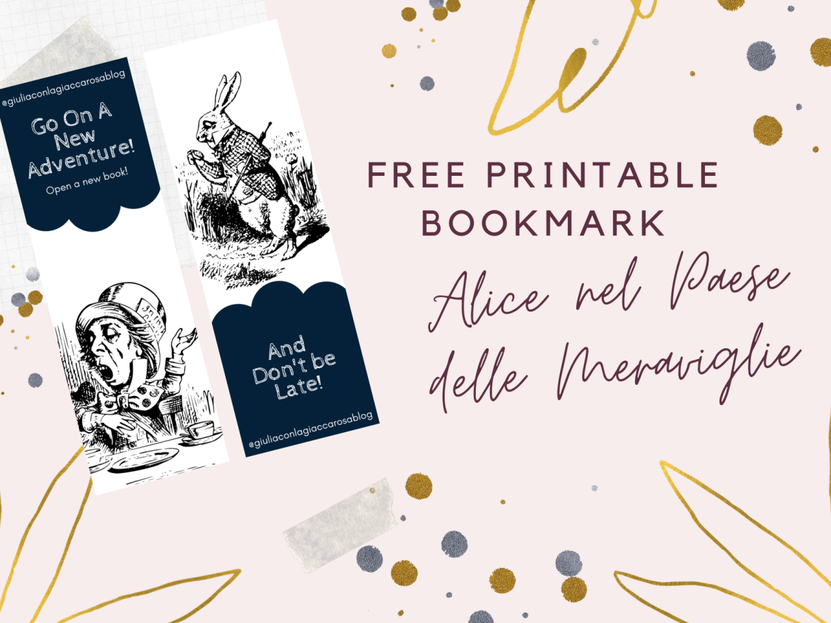 Free Printable Bookmarks | Il segnalibro di Alice nel Paese delle meraviglie.