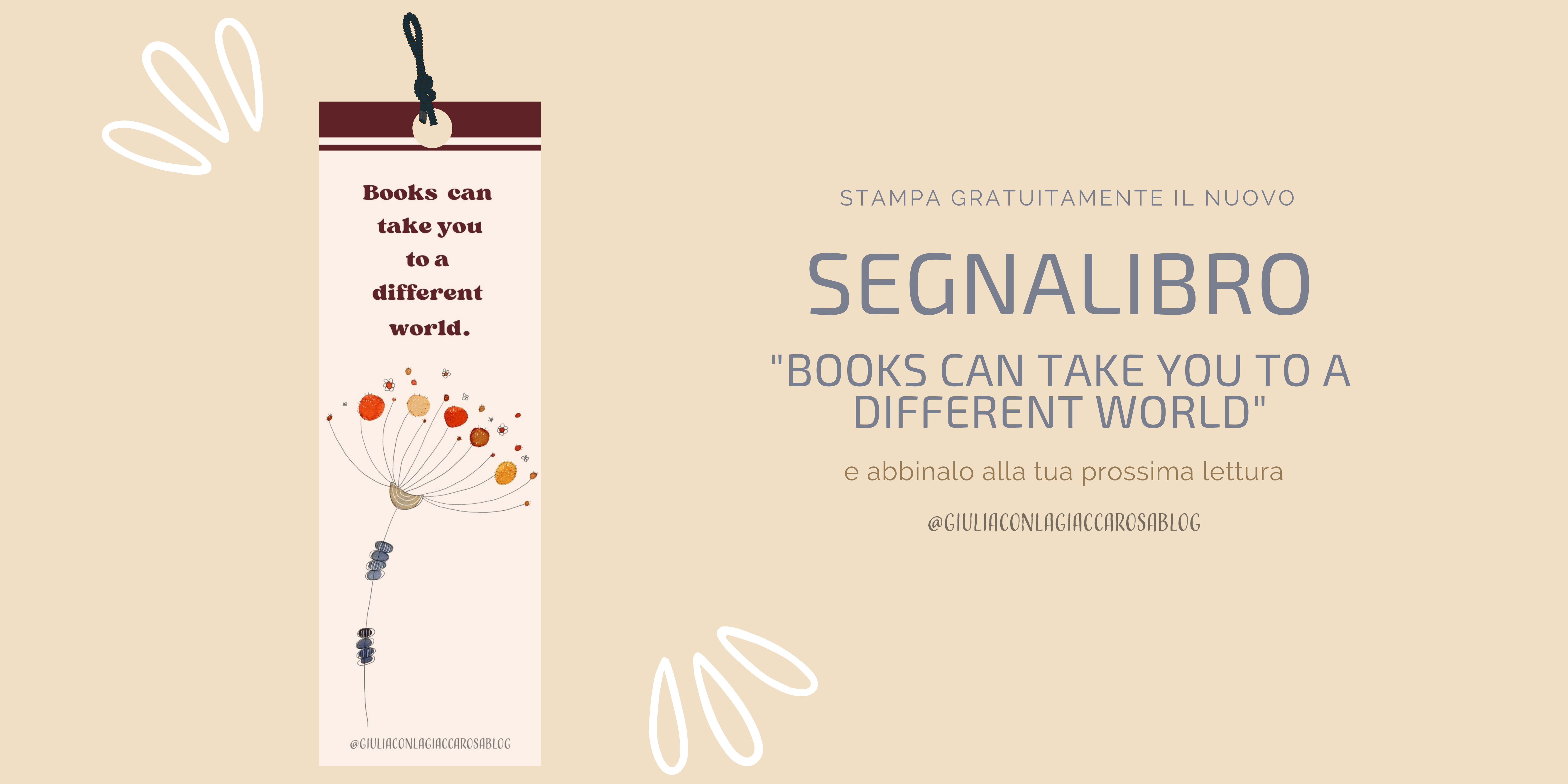 Bookmark | scarica gratuitamente il segnalibro di Luglio.