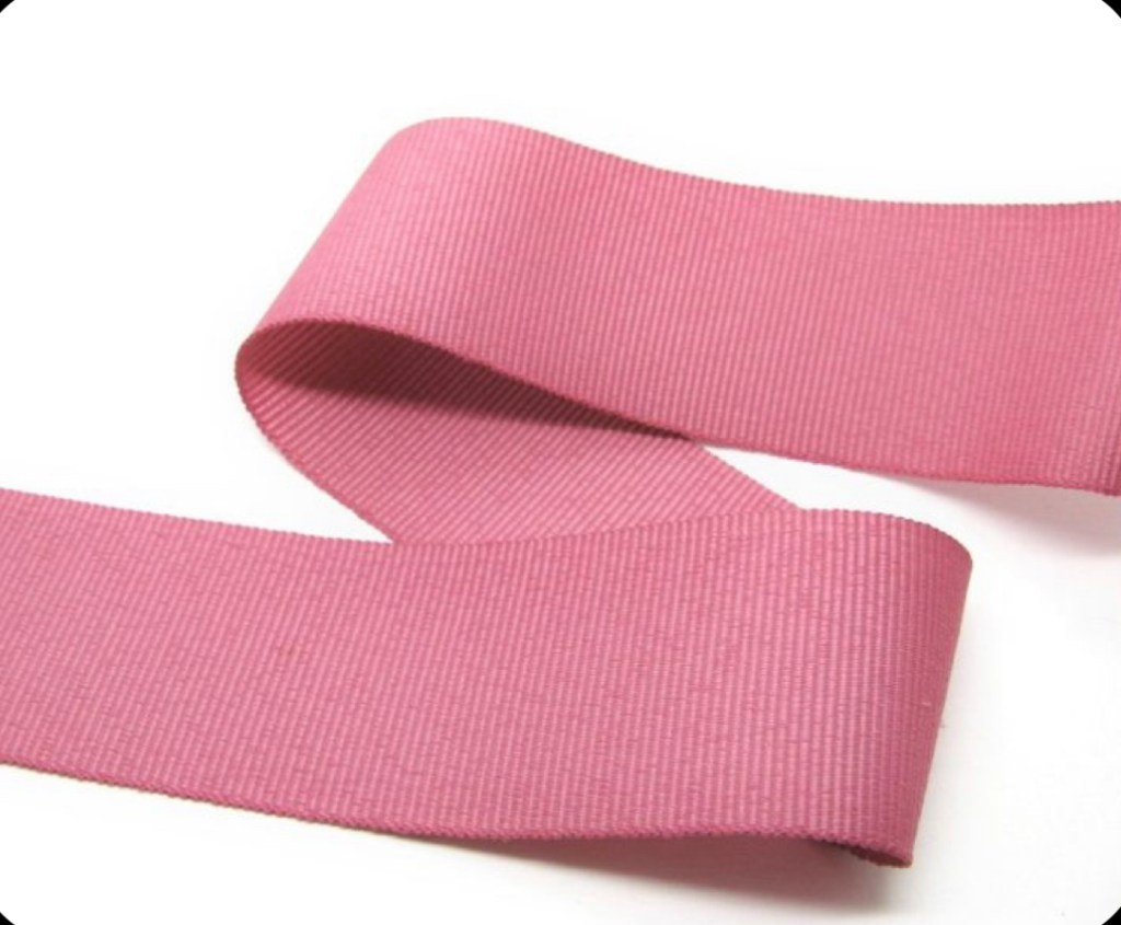 Nastrino in cotone rosa antico