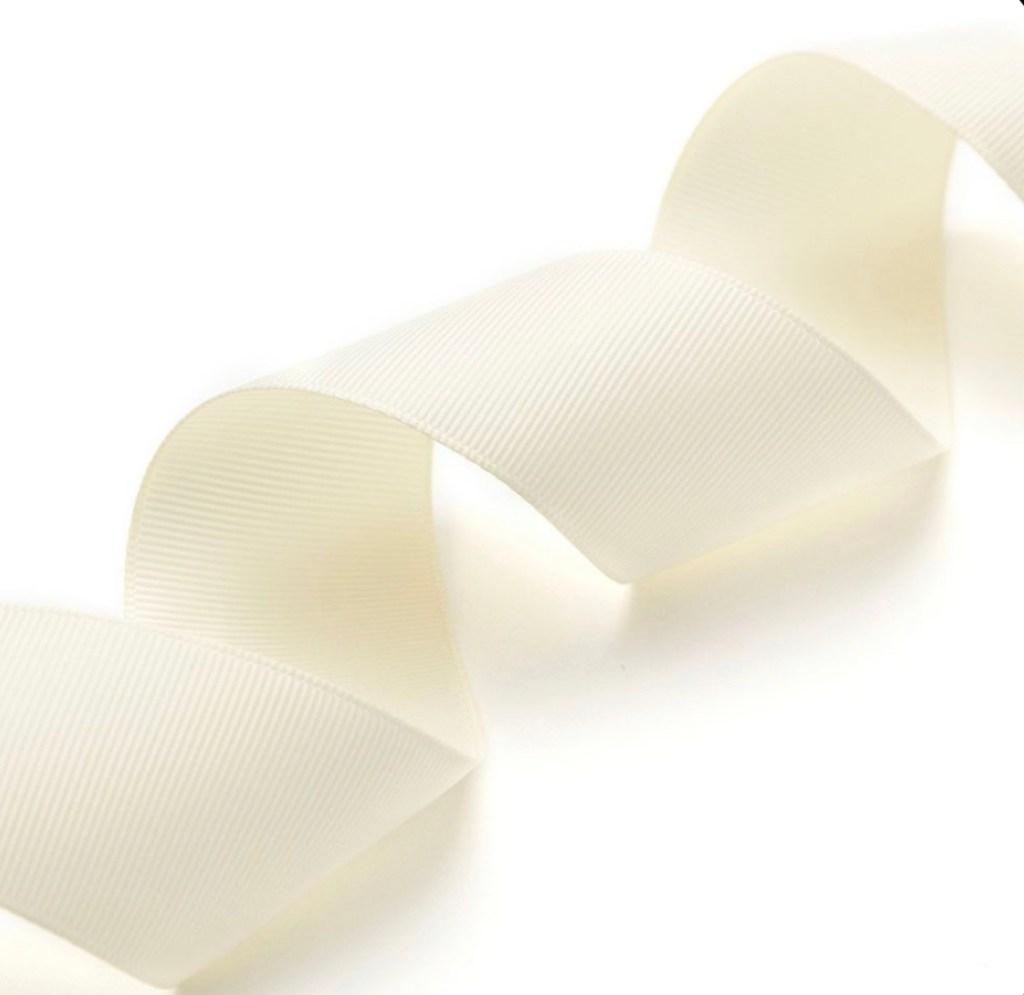 Nastrino in cotone bianco