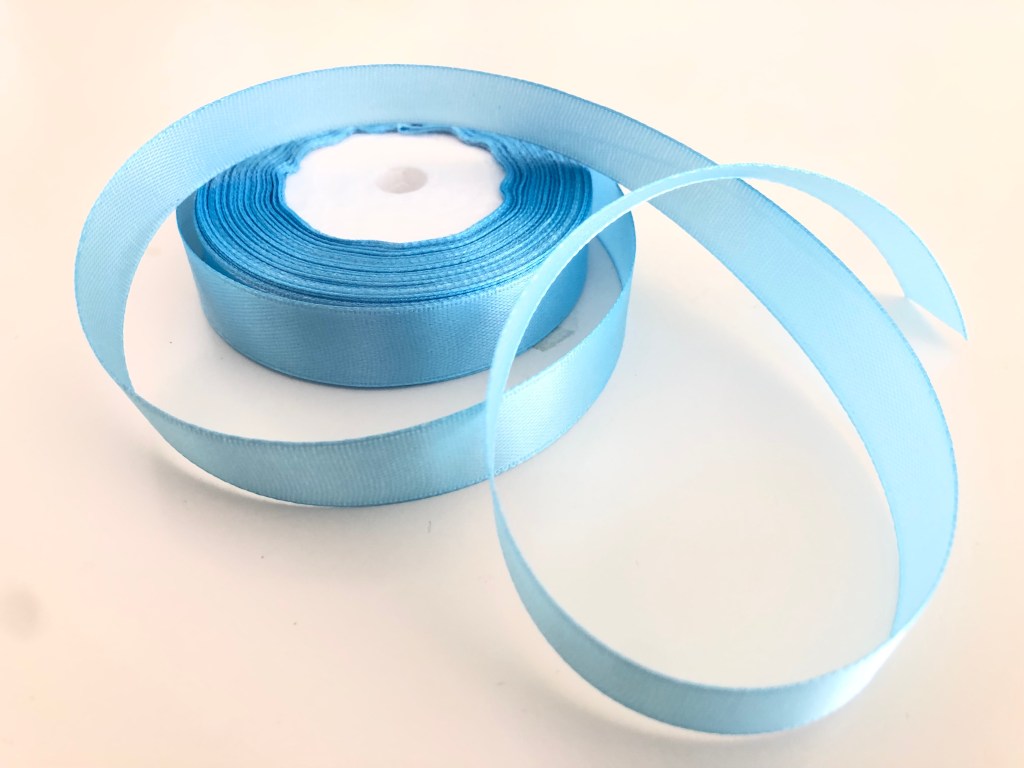 Nastrino in raso Baby blue