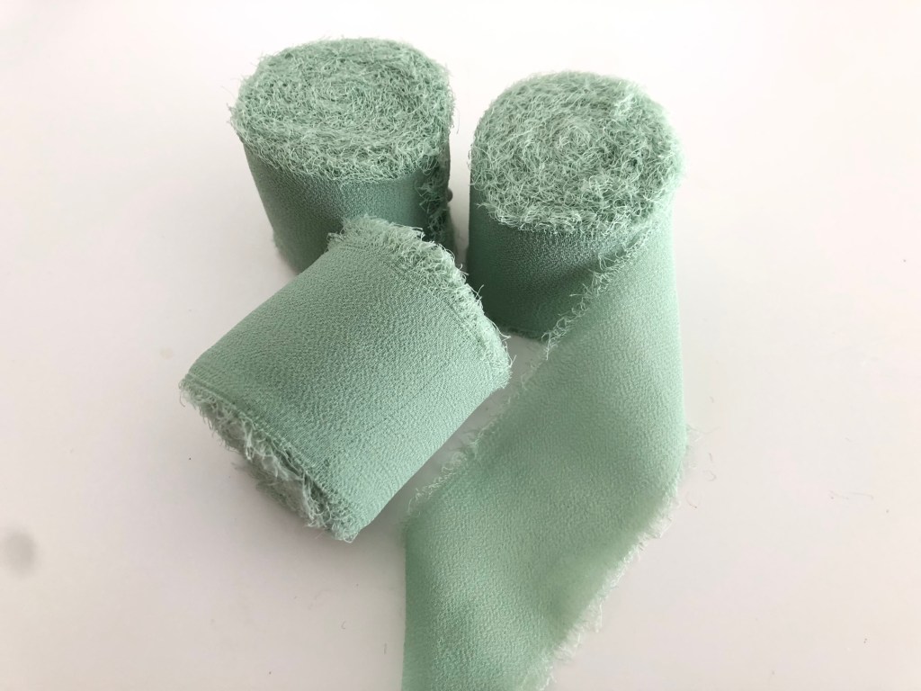 Nastrino in chiffon verde