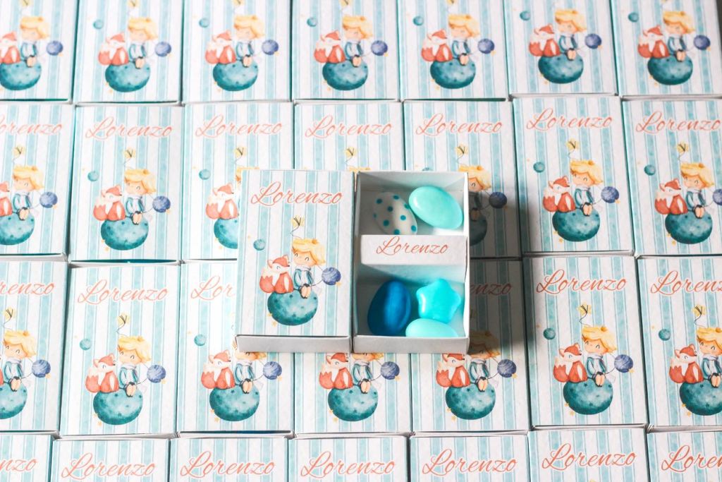 scatolina porta confetti piccolo principe