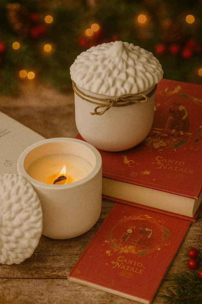 candele di natale - ghianda